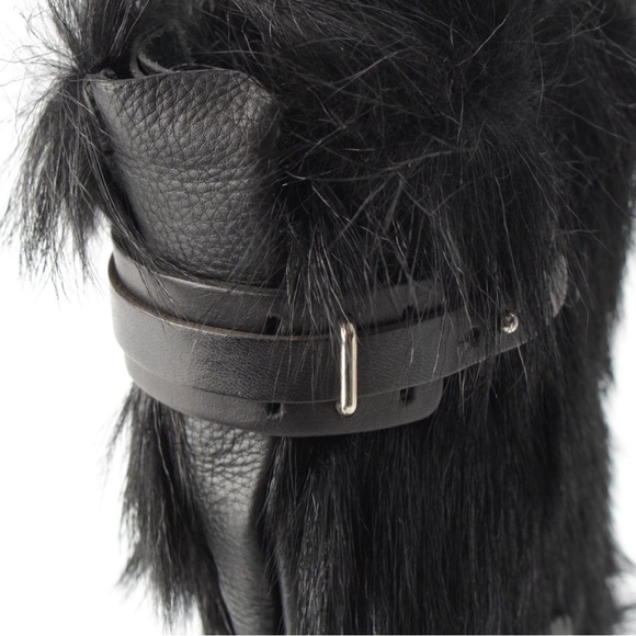 Celine Phoebe Philo era black wedge heel boots 36 - Picture 10 of 11